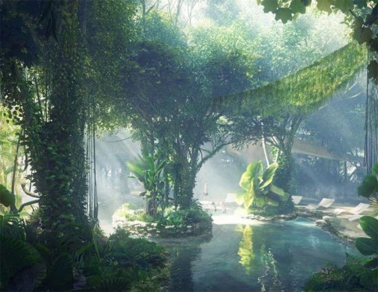 Luxus aus Dubai: Hotel mit eingebautem Regenwald