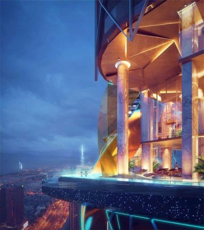 Luxus z Dubaja: Hotel so zabudovaným dažďovým pralesom