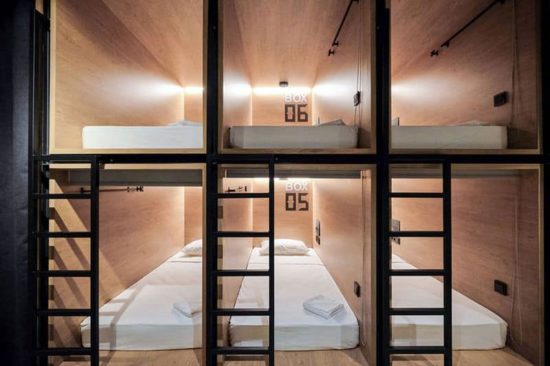 inBox Capsule Hotel: Schlafboxen für Reisende