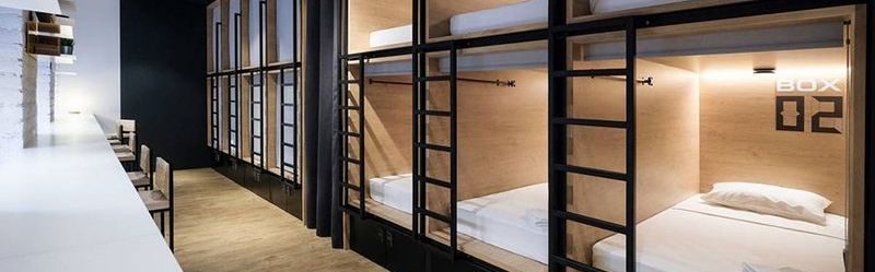 inBox Capsule Hotel: Schlafboxen für Reisende