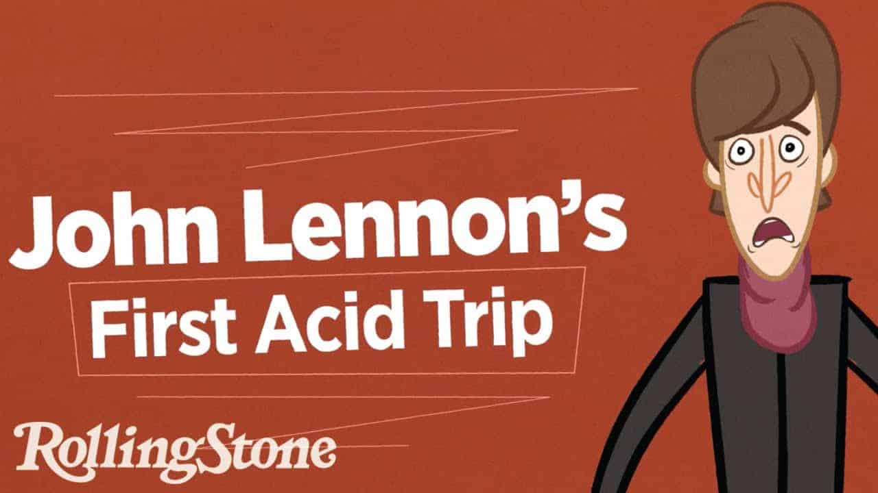 Il primo viaggio acido di John Lennon animato