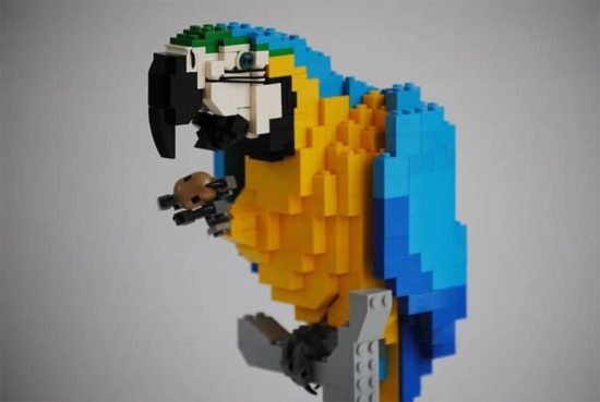 Lego zvířata od Felixe Jaensche