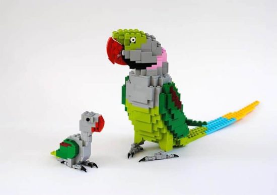Legodyr av Felix Jaensch