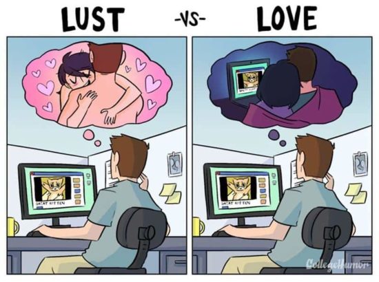 Lust vs. Kärlek