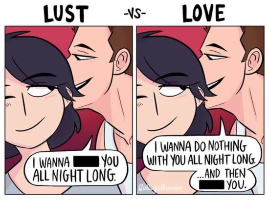 Lust vs. Love