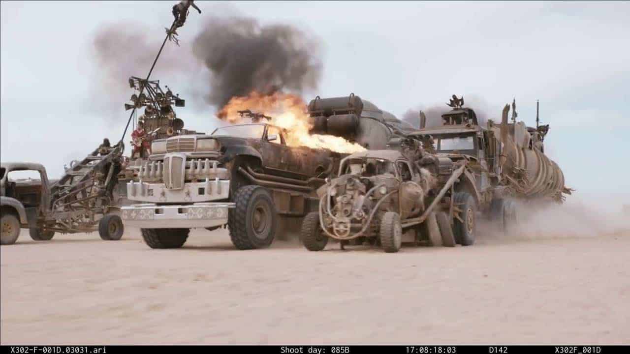 Mad Max: Fury Road sin efectos CGI