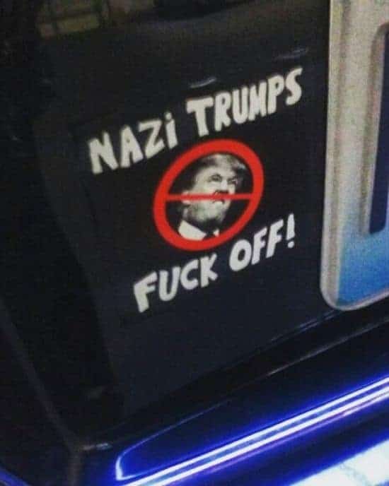Nazi Trumps Fuck Off