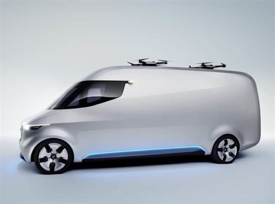 Wraz z Vision Van Mercedes-Benz przedstawia przyszłość samochodu dostawczego