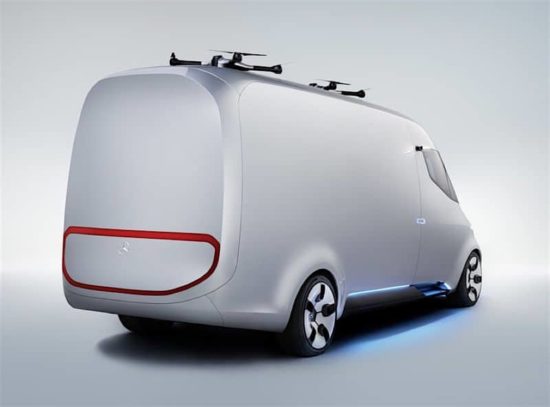 Mit dem Vision Van präsentiert Mercedes-Benz die Zukunft des Lieferwagens