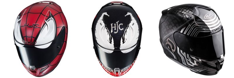 Pop-Kultur inspirierte Motorrad Helme