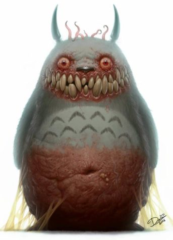 Dennis Carlsson trimmt niedliche Cartoon-Figuren auf Horror