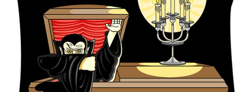 Go away I'm on my coffin break.