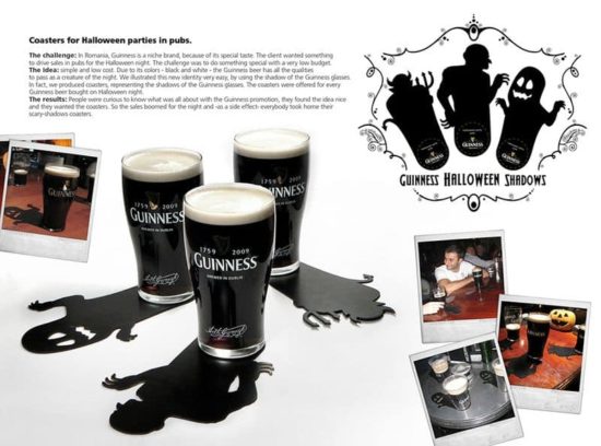 Sombras de Halloween Guinness