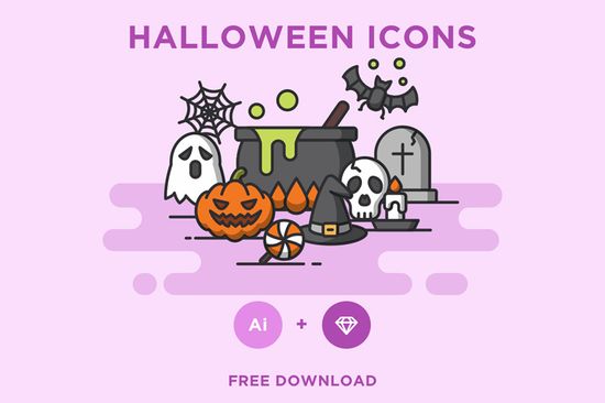 Os melhores conjuntos de ícones para o Halloween