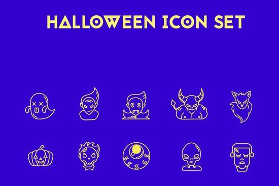The best icon sets for Halloween