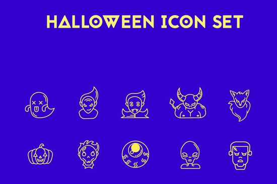 Die besten Iconsets für Halloween