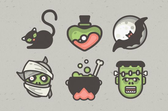 Die besten Iconsets für Halloween