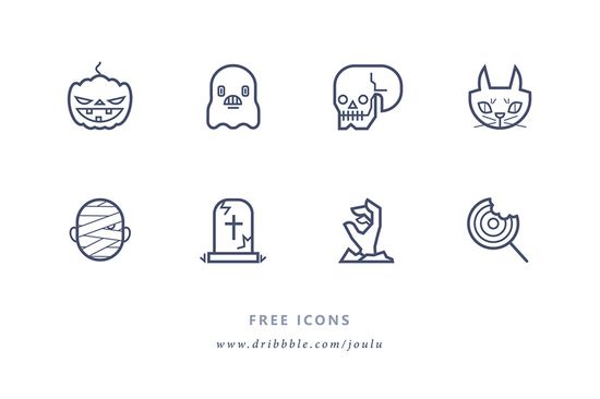 Die besten Iconsets für Halloween
