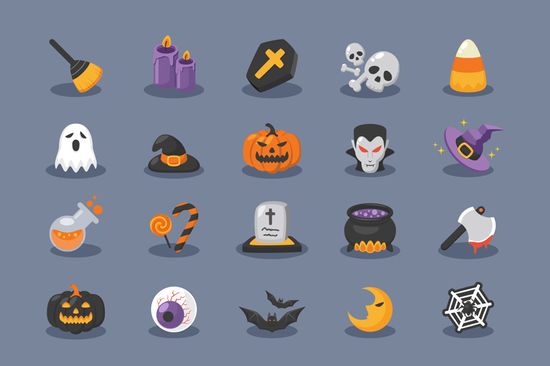 Die besten Iconsets für Halloween