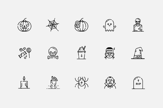 I migliori set di icone per Halloween