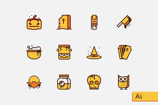 Die besten Iconsets für Halloween