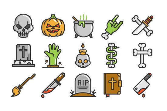 Die besten Iconsets für Halloween
