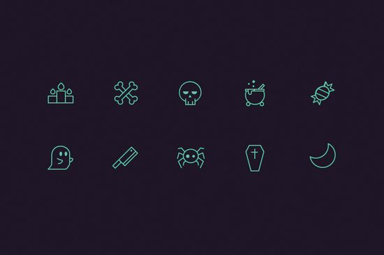 Die besten Iconsets für Halloween