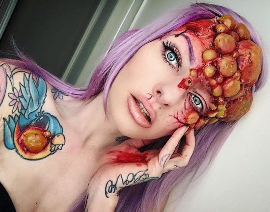 Makijaż na Halloween autorstwa Sarah Mudle