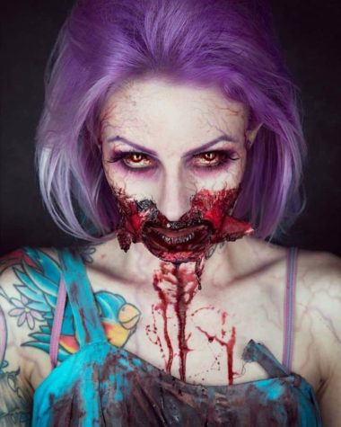 Maquillaje de Halloween de Sarah Mudle