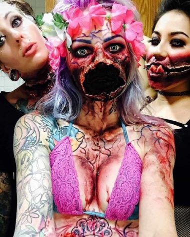 Makijaż na Halloween autorstwa Sarah Mudle