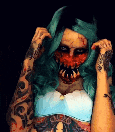 Halloween-Make-up von Sarah Mudle