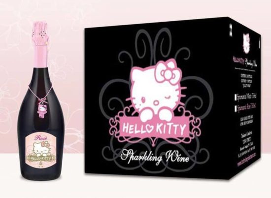 Vinho oficial da Hello Kitty