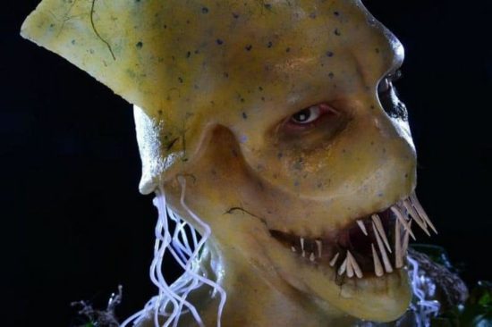 Massgefertigte Squid Man-Maske