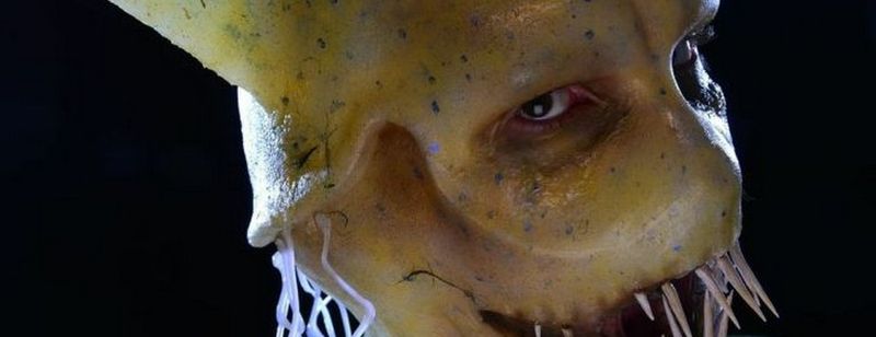 Massgefertigte Squid Man-Maske