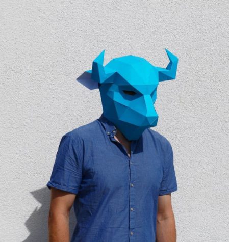 Halloween-Masken aus Papier