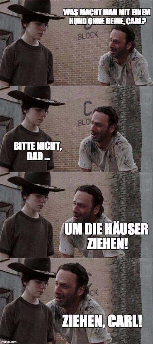 The Walking Dead: Wenn Rick Grimes die Kalauer rausholt