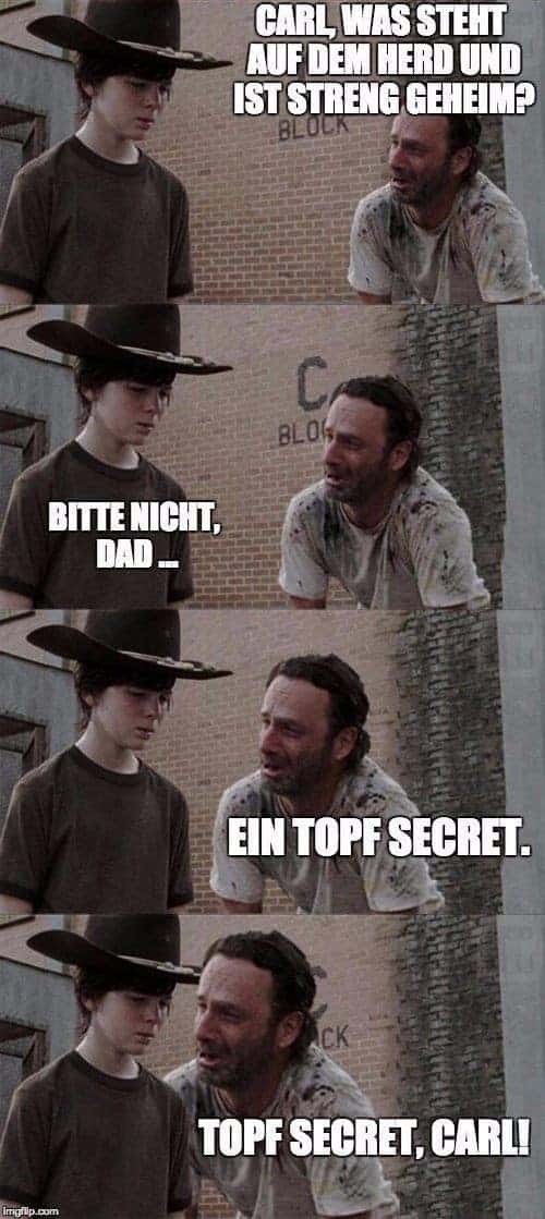 The Walking Dead: Wenn Rick Grimes die Kalauer rausholt