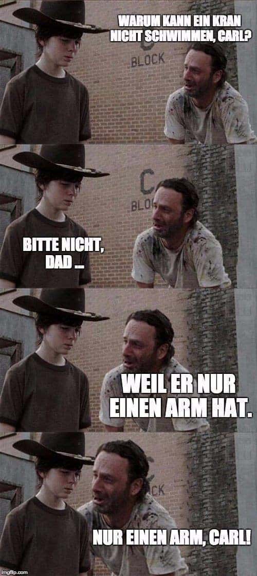 The Walking Dead: Wenn Rick Grimes die Kalauer rausholt