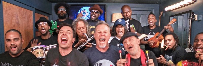 "Enter Sandman" auf Kinder-Instrumenten - Metallica ft. Jimmy Fallon & The Roots