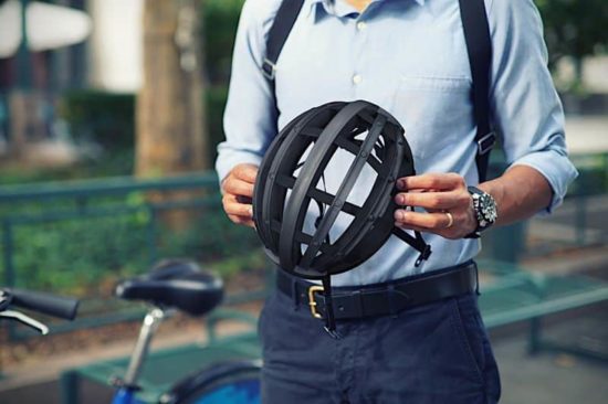 Fend: Le casque de vélo pliable