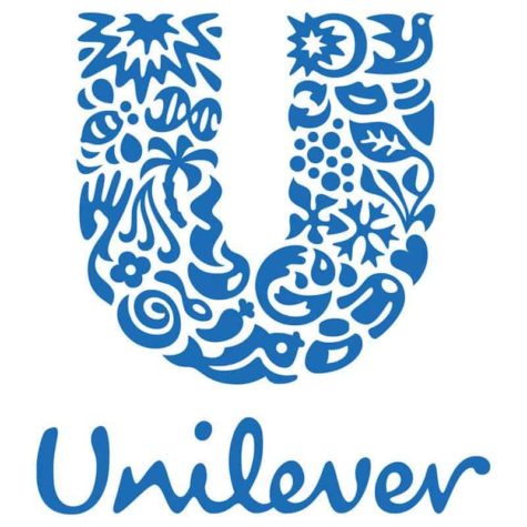 Das Logo von Unilever besteht aus Ikonen, die unterschiedliche Aspekte des nachhaltigen Wohnens repräsentieren