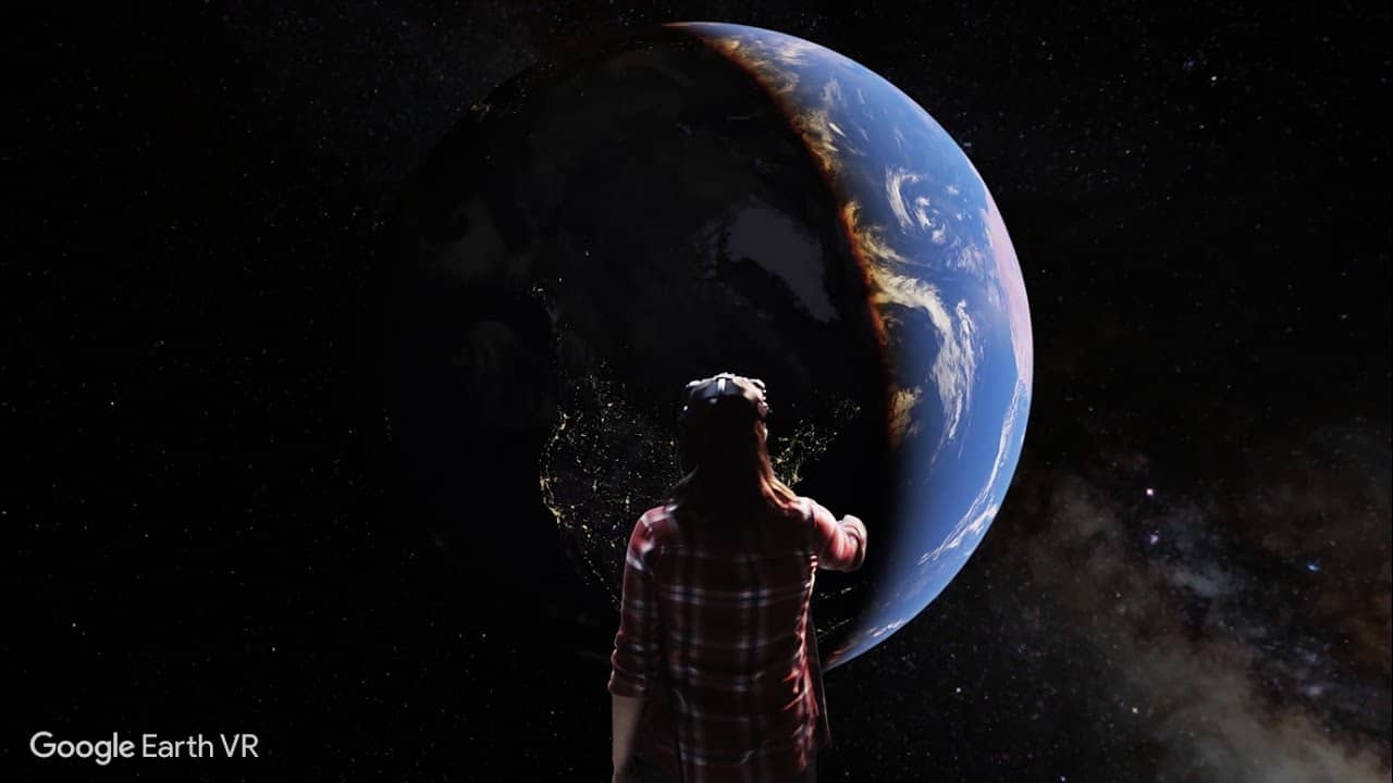 Виртуальная реальность Google Планета Земля