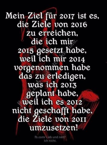 Mein Ziel für 2017