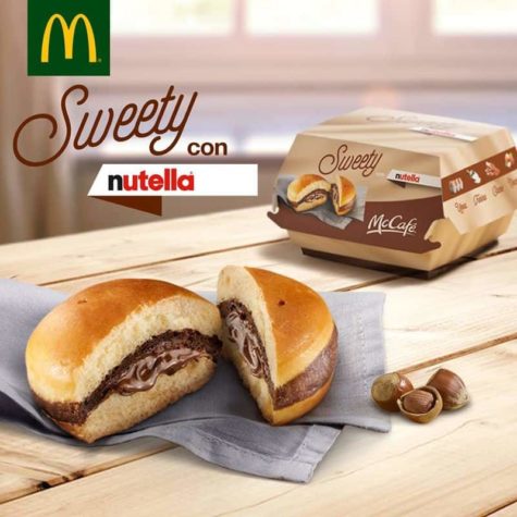 In Italien gibts bei McDonalds den Nutella Burger