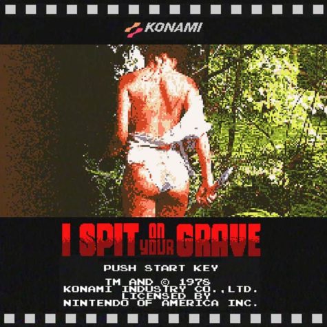 Horrorfilme als pixelige Nintendo Start-Screens