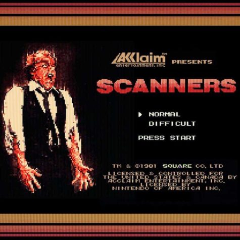 Horrorfilme als pixelige Nintendo Start-Screens