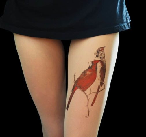 Tattoo Sukkahousut: sukkahousut tatuoinnilla