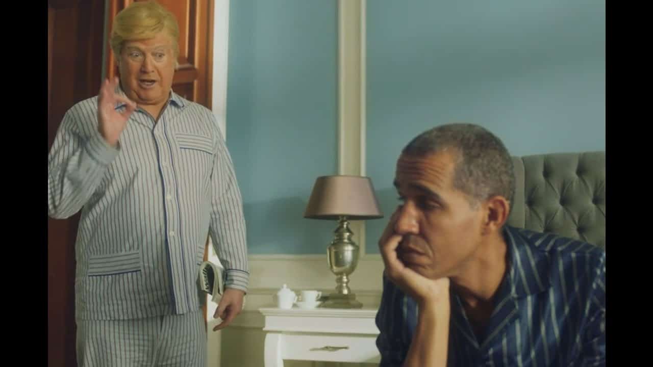 Werbung: Wenn Obama neben Trump aufwacht
