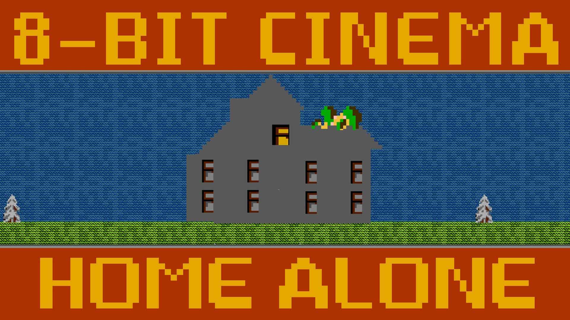 Home Alone como um jogo de 8 bits
