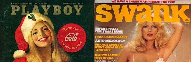 Stoere tijdschriftenhoezen voor stoere kerst(boom)standaards